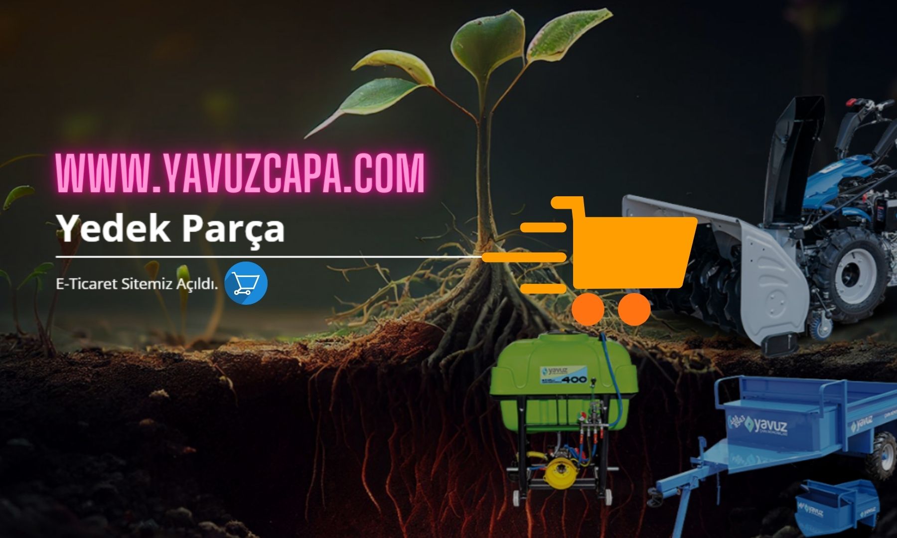 Yedek Parça e-Ticaret internet sitemiz yayında